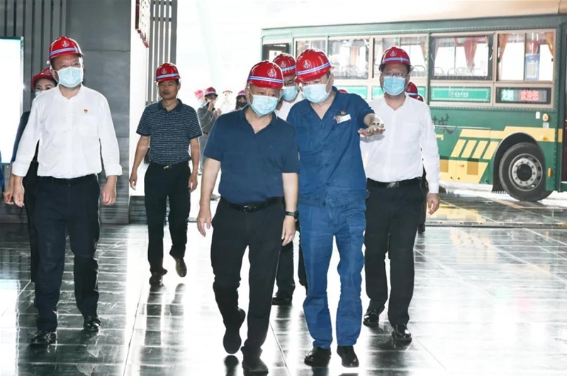 渭南市市政協(xié)黨組成員、副主席楊森明一行來公司調(diào)研文旅工作